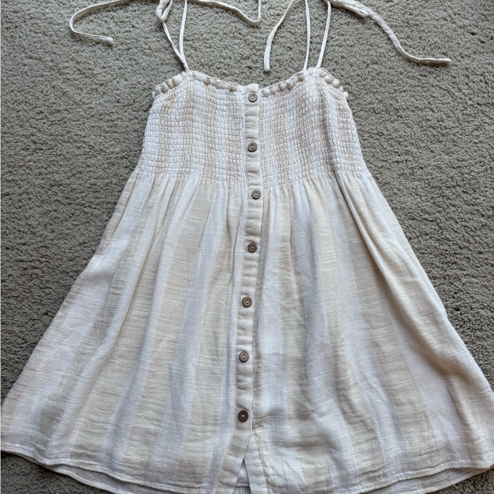 The Impeccable Pig Cream Mini Dress